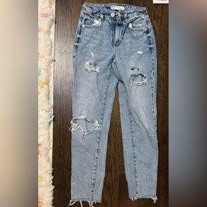 Garage Ripped Mom Jeans